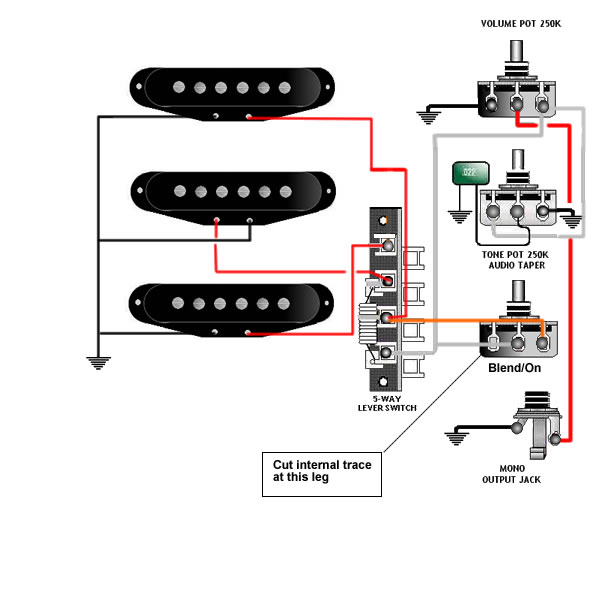 Guitar Wiring Tips Tricks Schematics, Hss Strat Wiring Diagram 1 Volume 2 Tone