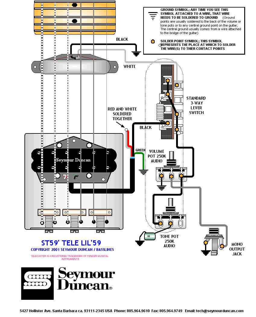 Guitar wiring, tips, tricks, schematics and links seymour duncan 59 wiring diagram 